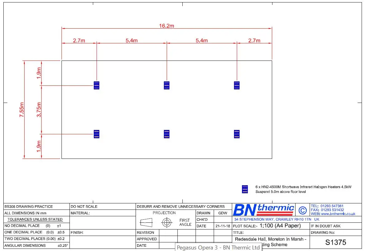 Redesdale Hall Heating Design