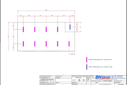 how to heat a marquee drawing