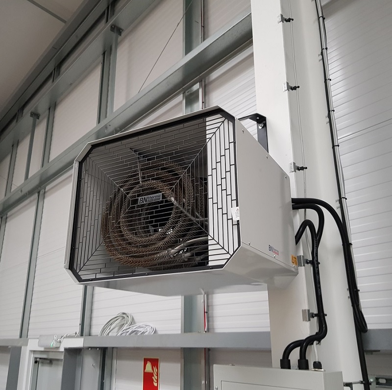 industrial fan heater